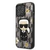Karl Lagerfeld KLHCP13LPMNFIK1 iPhone 13 Pro / 13 6,1 szary/grey Flower Ikonik Karl